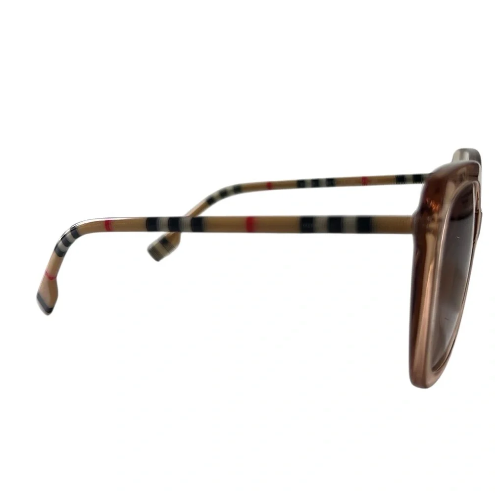 Burberry Caroll Peach Gradient Brown Sunglasses - Picture 10 of 12